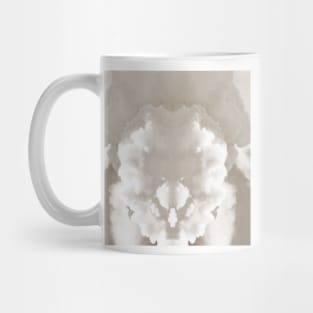 Strange silent clouds face Mug